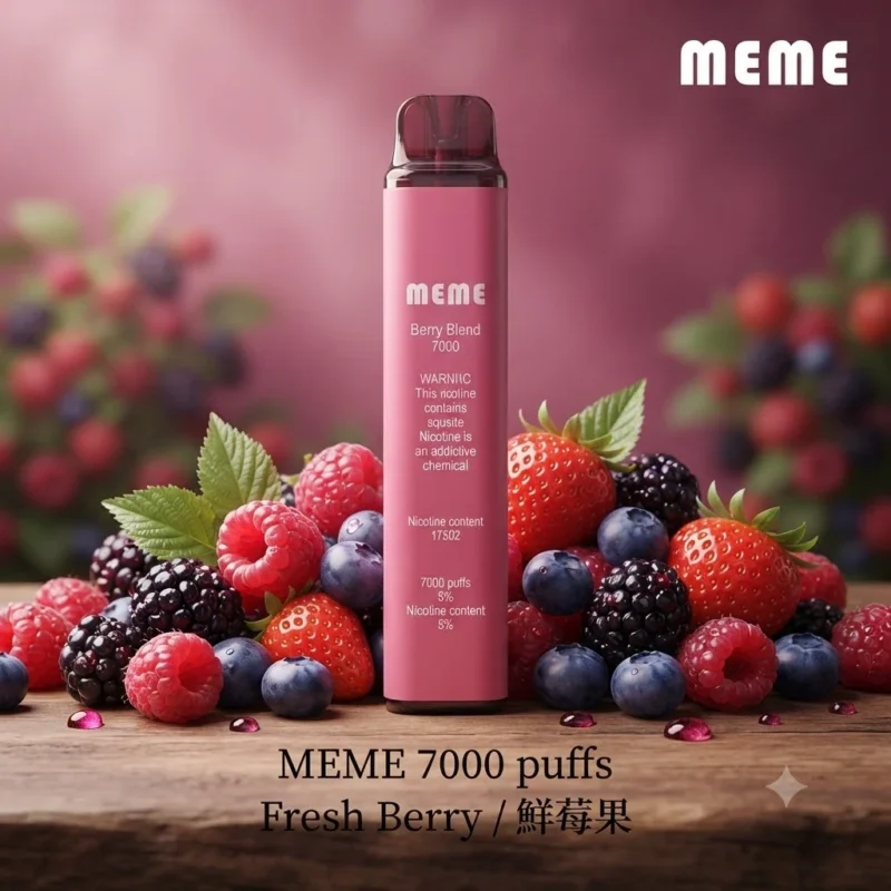 MEME 7000 puffs-鮮莓果口味